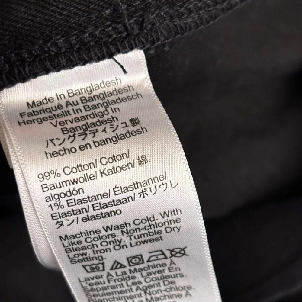 J. Crew Factory Men’s Slim Fit Jean Black 30x30
